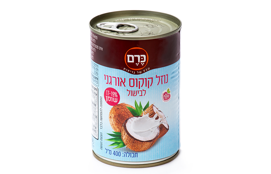 נוזל קוקוס אורגני "כרם" 400 מ"ל