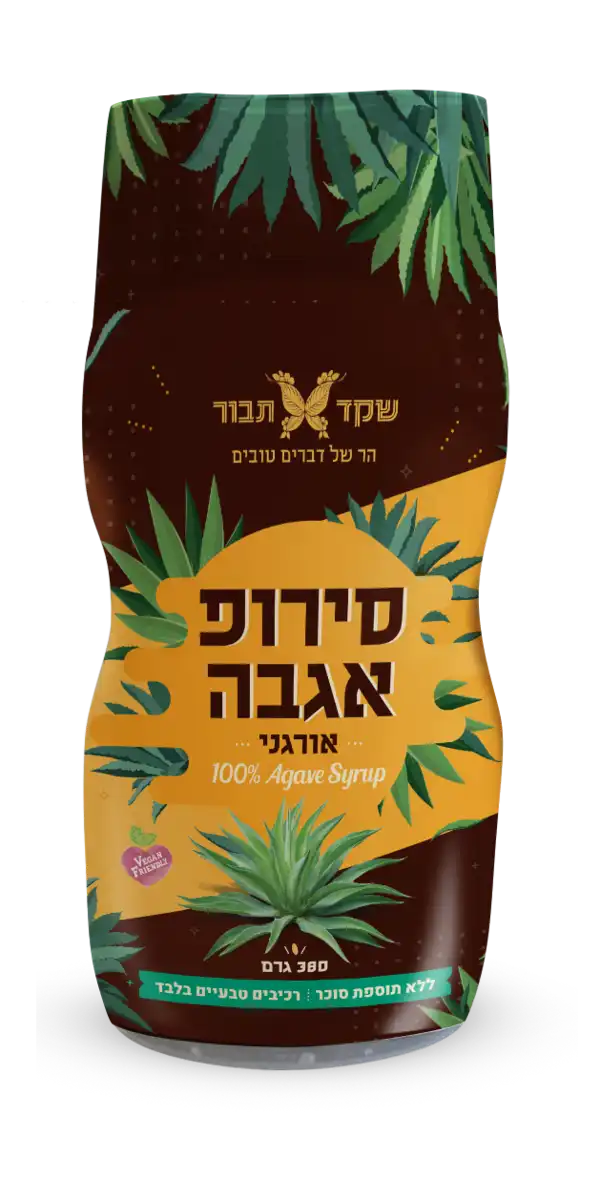 סירופ אגבה 500 גרם "שקד תבור"