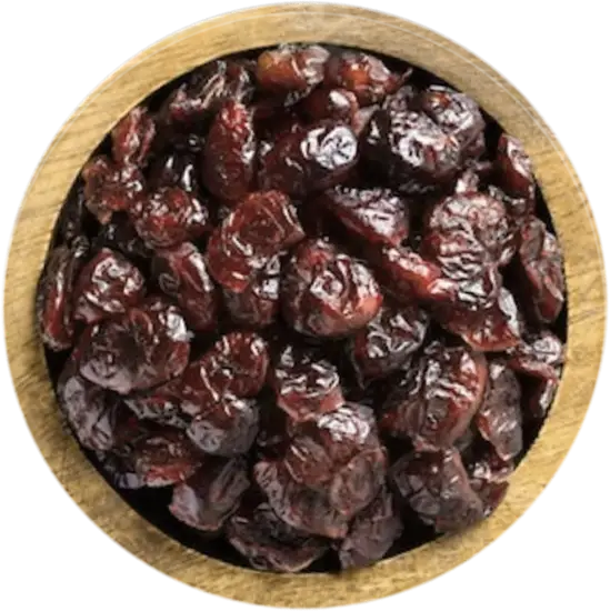 חמוציות ללא תוספת סוכר שלמות (ברכז) 200 גרם